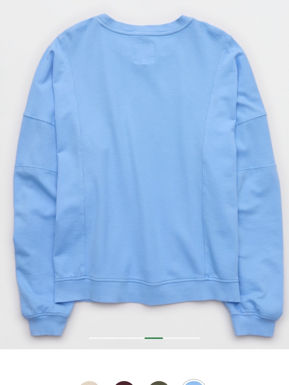 Aerie Unwind Waffle Long Sleeve Tshirt - Picture 4 of 5